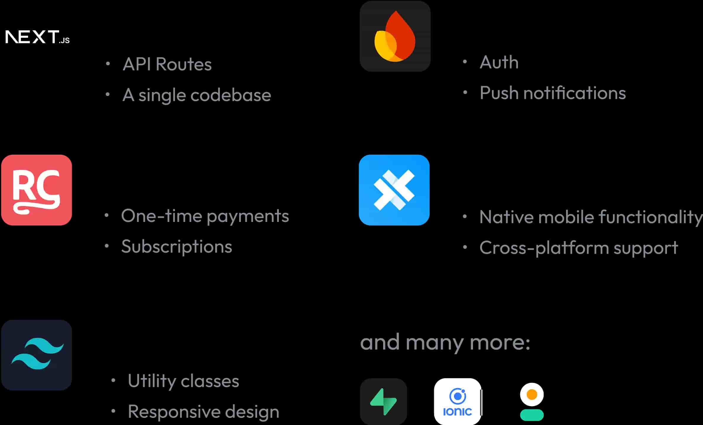 Tools included in NextNative