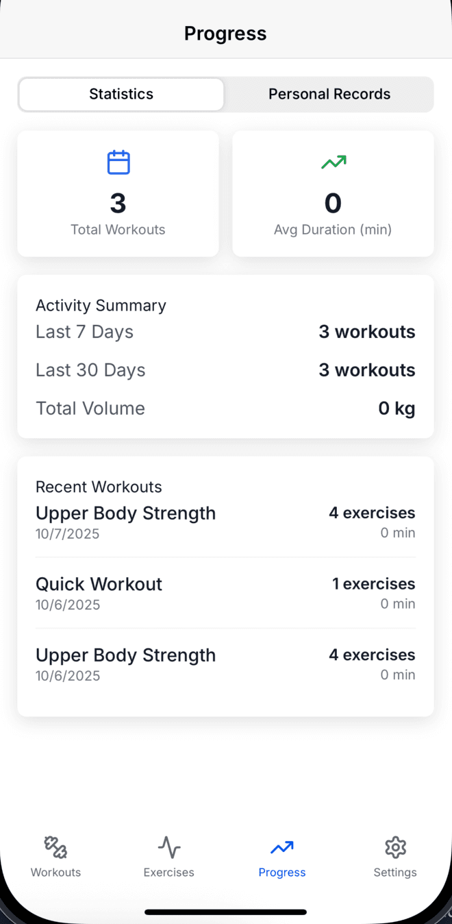 Fitness App Mockup 3