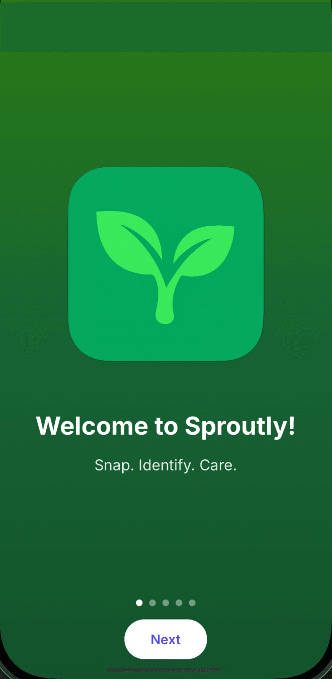 AI Plant Identifier App Mockup 1