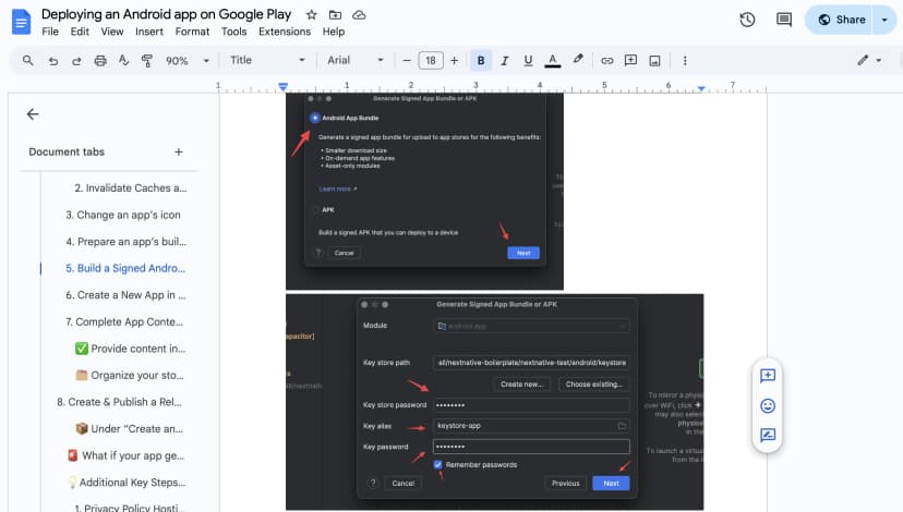 Google Play submission guide