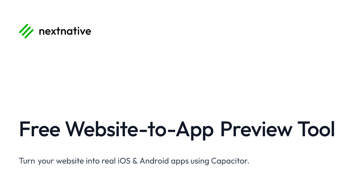 Convert Website to App | Free Website-to-App Preview Tool